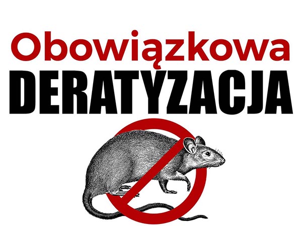 Ogłoszenie Wójta Gminy Grzegorzew w sprawie obowiązku przeprowadzenia deratyzacji na terenie miejscowości Grzegorzew