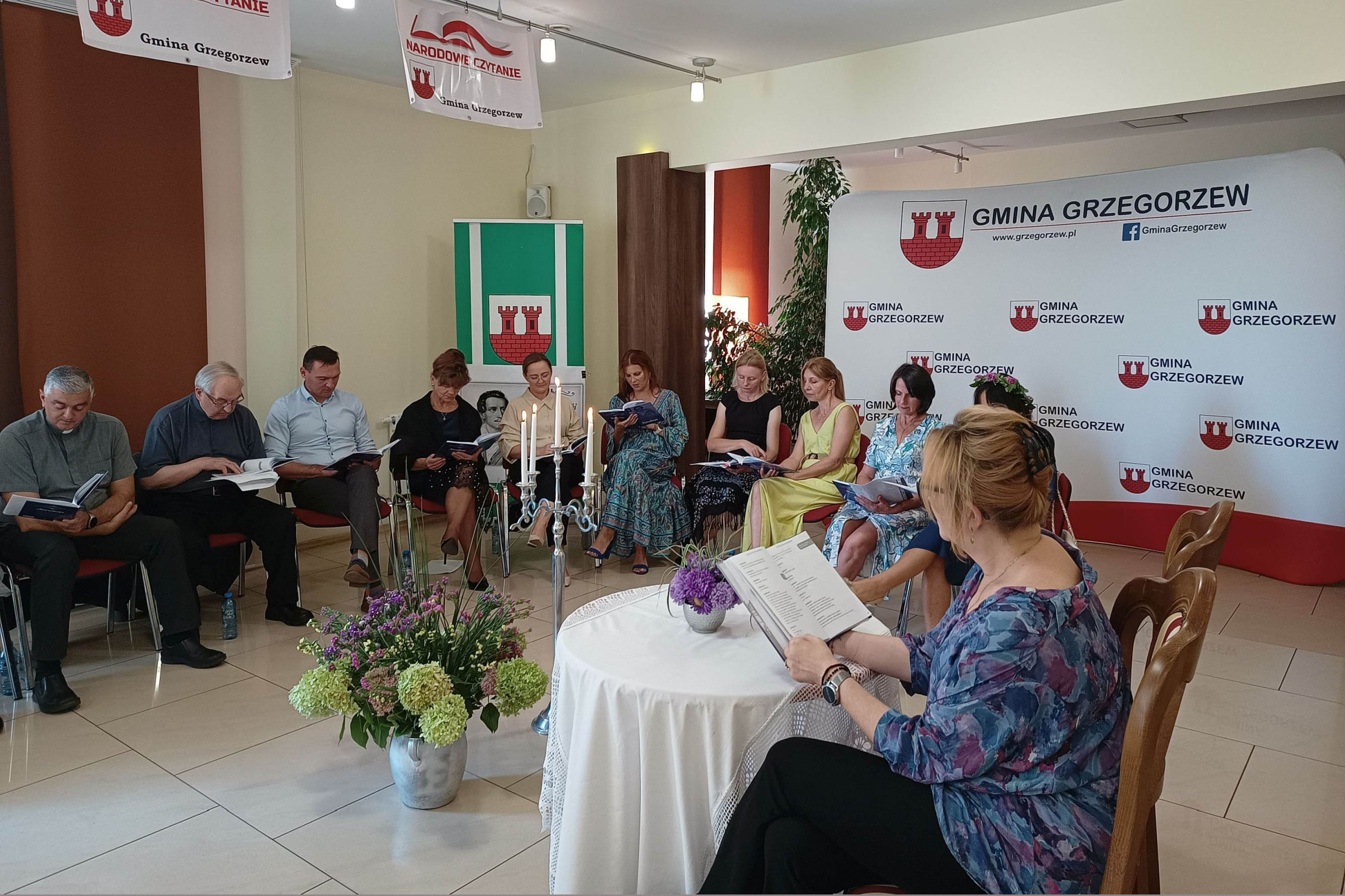 Narodowe czytanie Kordiana Juliusza Słowackiego w Grzegorzewie