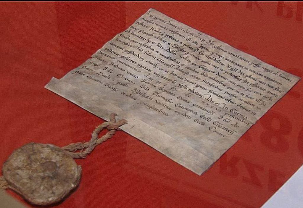 Pierwszą wzmiankę o Grzegorzewie można obejrzeć w Urzędzie Gminy