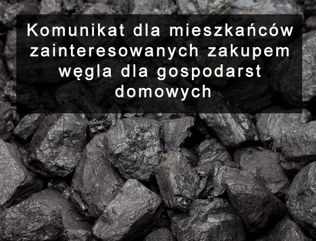 Termina zgłaszania chęci zakupu węgla do 30 listopada