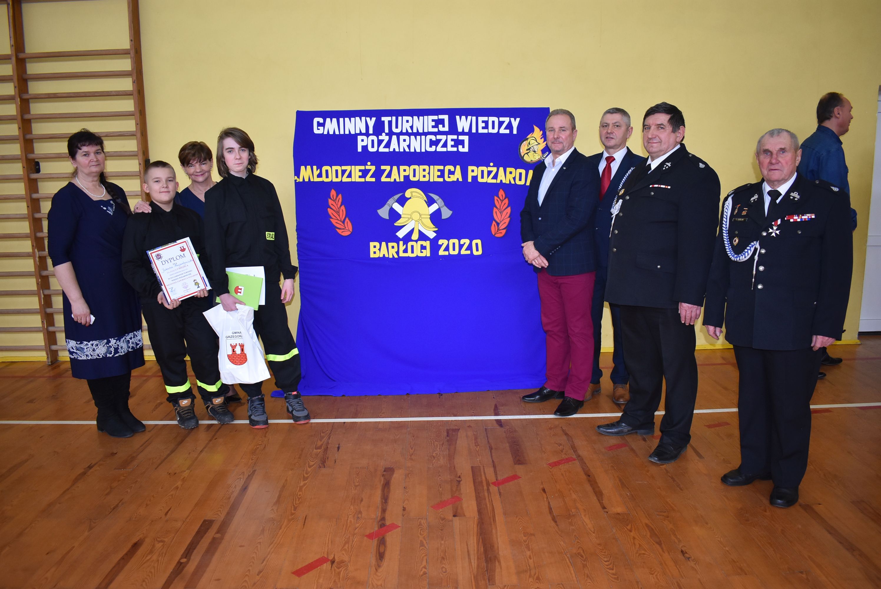 XVI Gminny Turniej Wiedzy Pożarniczej Młodzież Zapobiega Pożarom